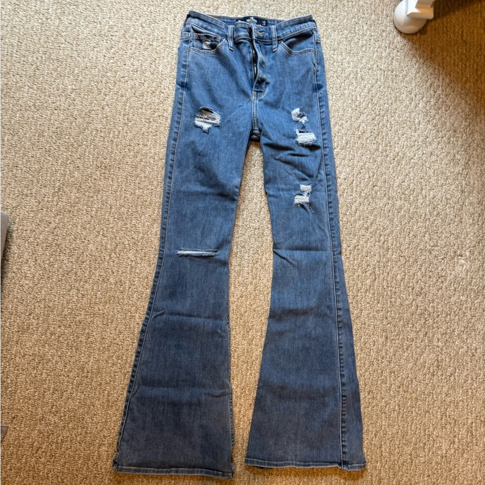 Hollister High-Rise Flare Jeans